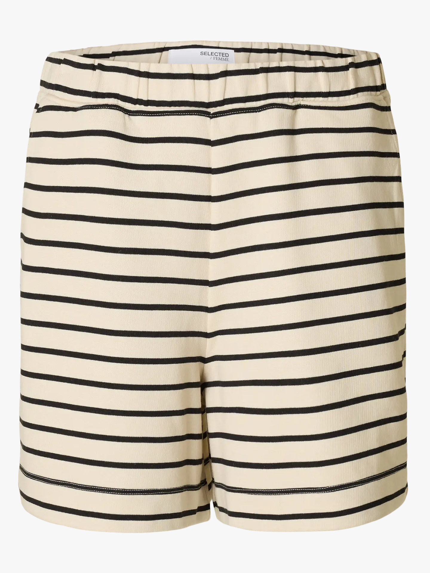Elise High Waist Striped Shorts