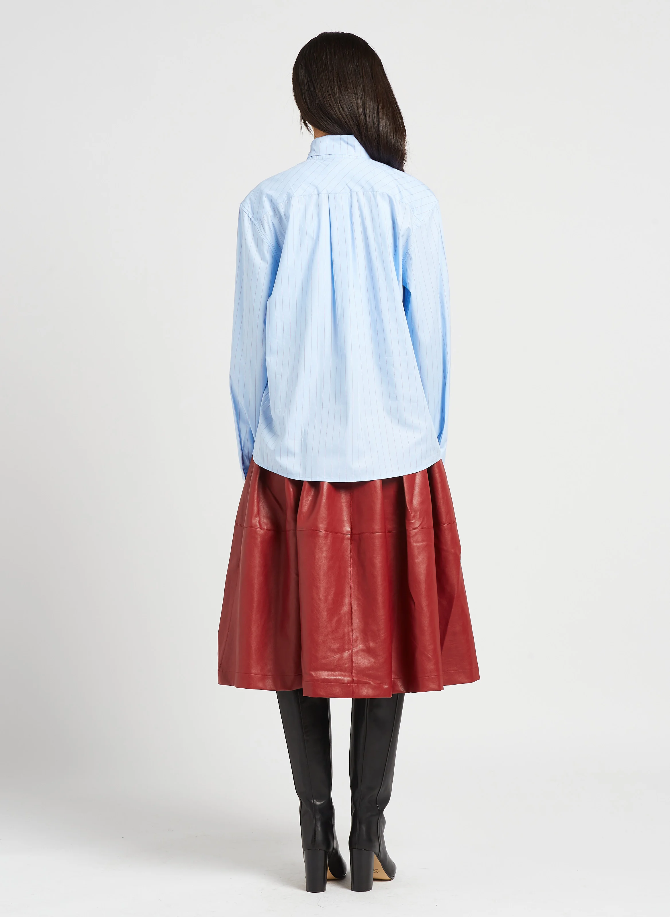 CHARLIE - Chemise col noeud en coton| Multicolore