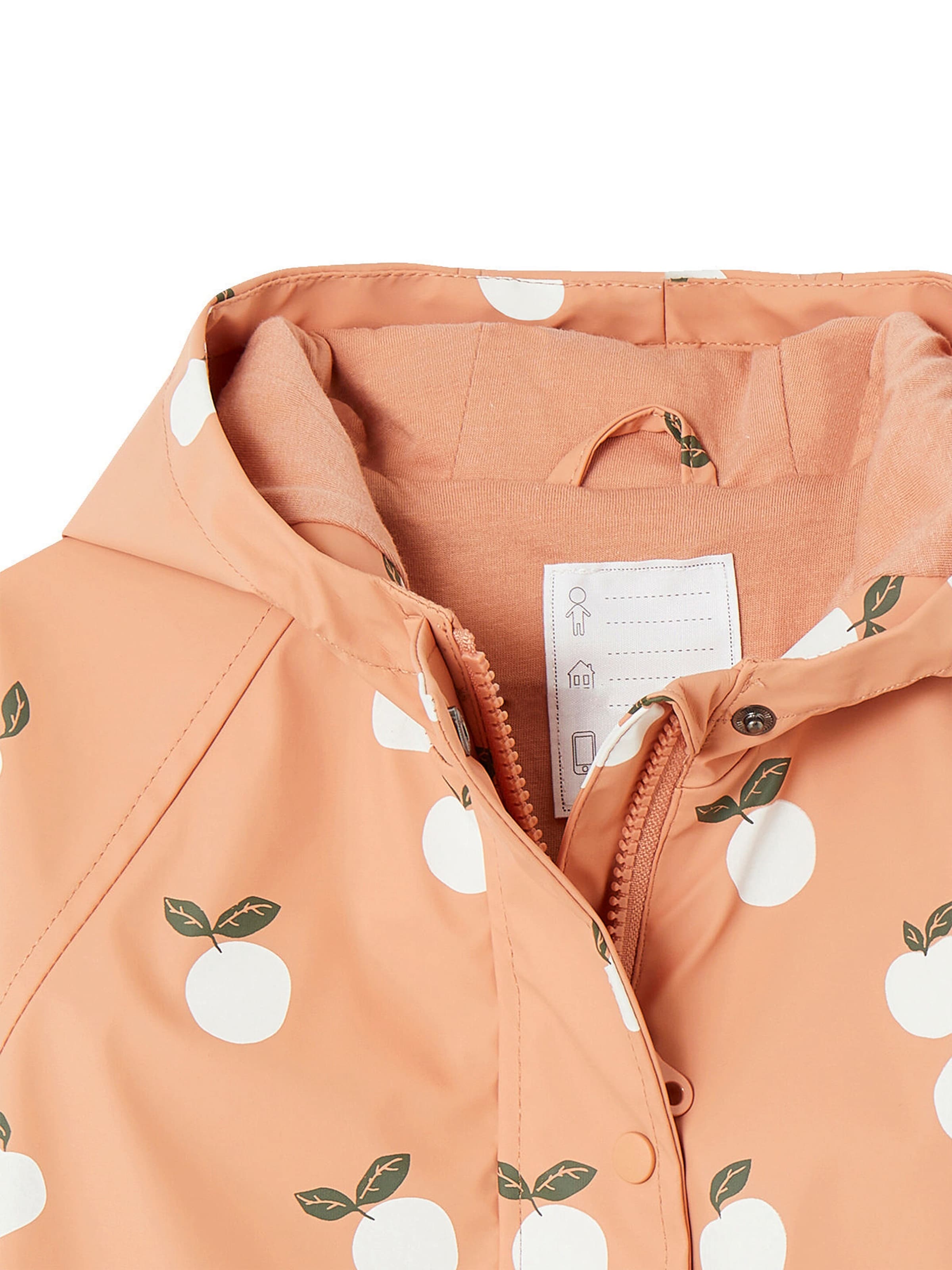 Vertbaudet Mädchen Regenjacke mit Zauber-Trick aprikose pudrig