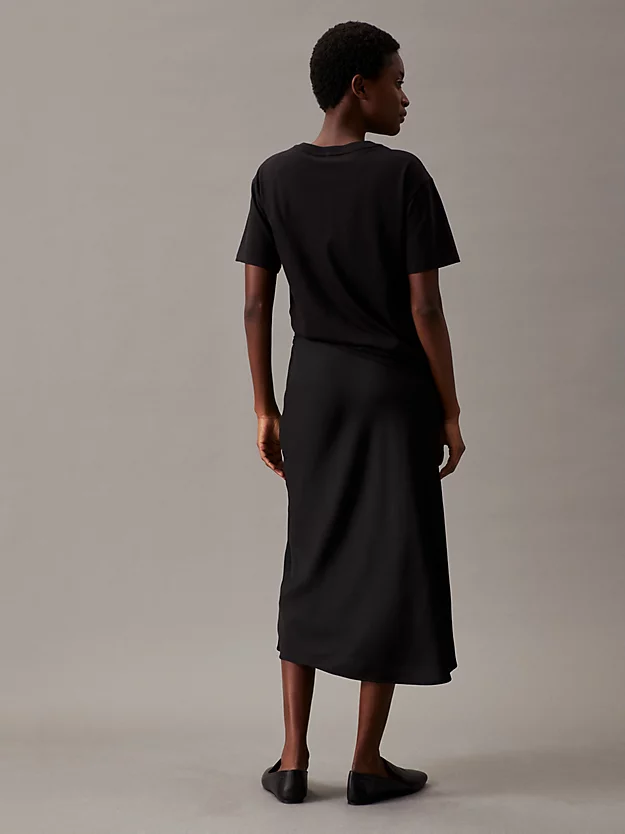 Camiseta slim de algodão