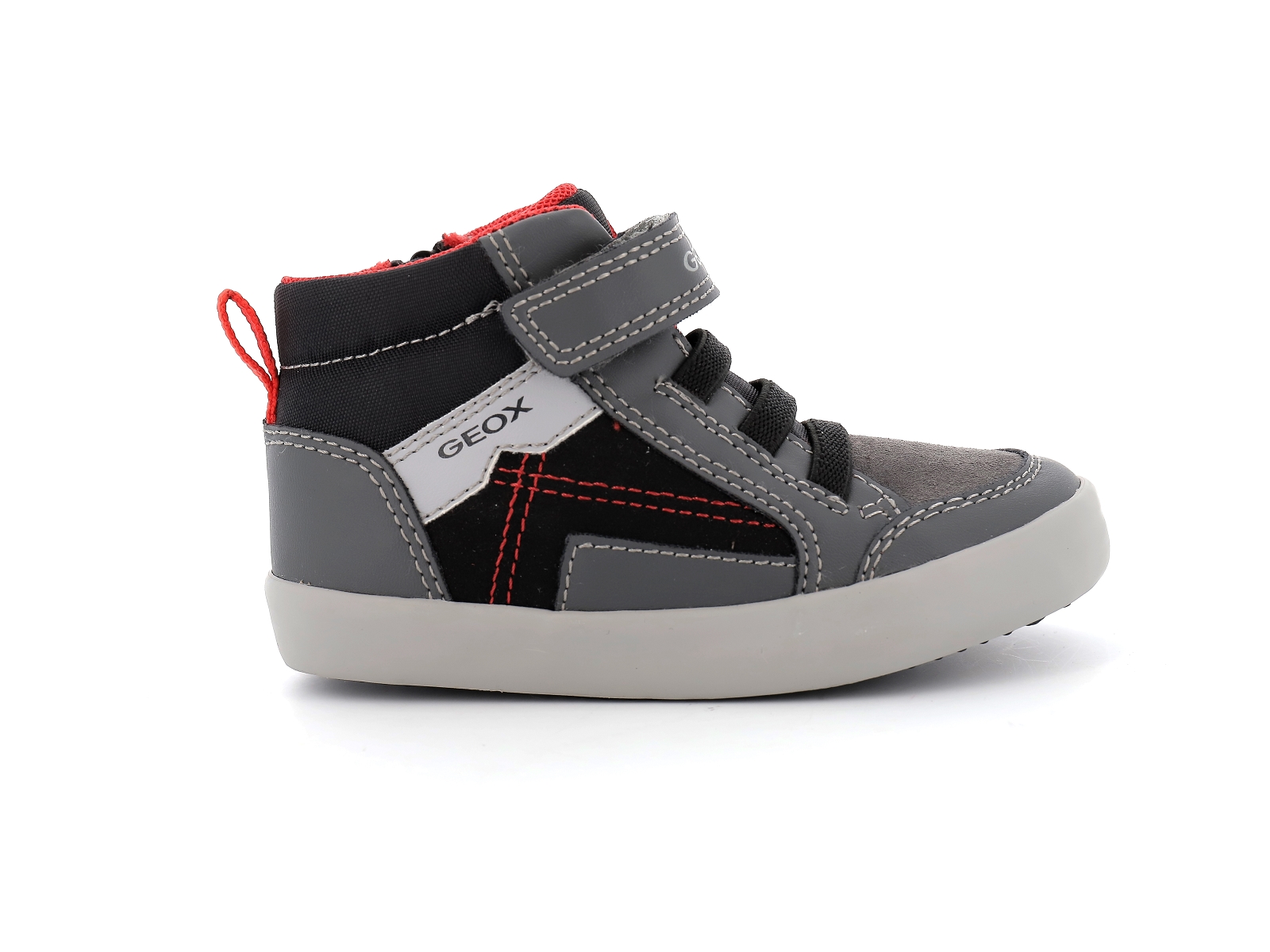 Geox-B GISLI BOY-B161NA Synthétique Noir Gris