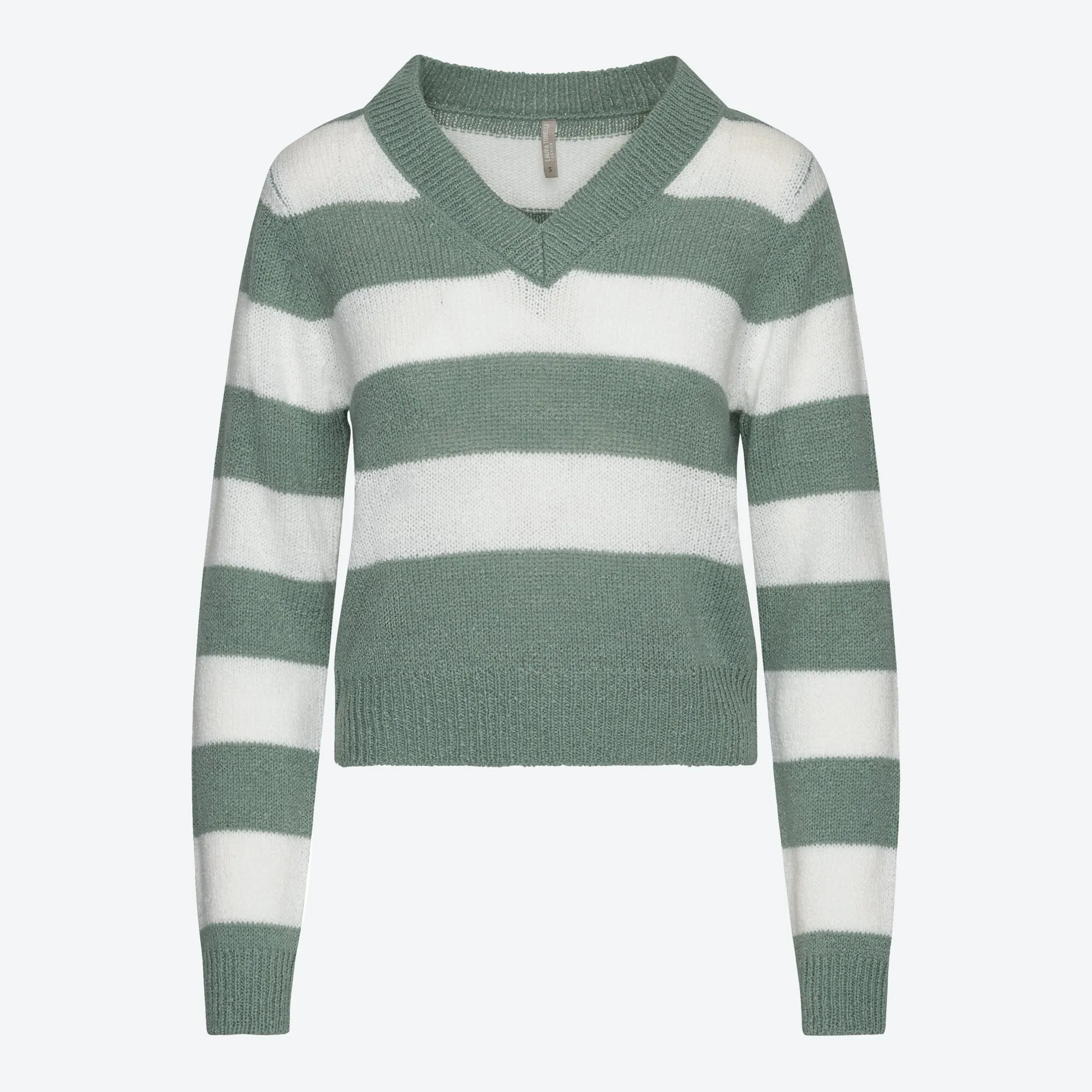 Damen-Pullover mit Streifenmuster