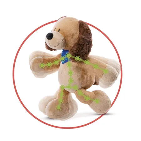 NICI Kuscheltier Hund Barky mit Biegefunktion