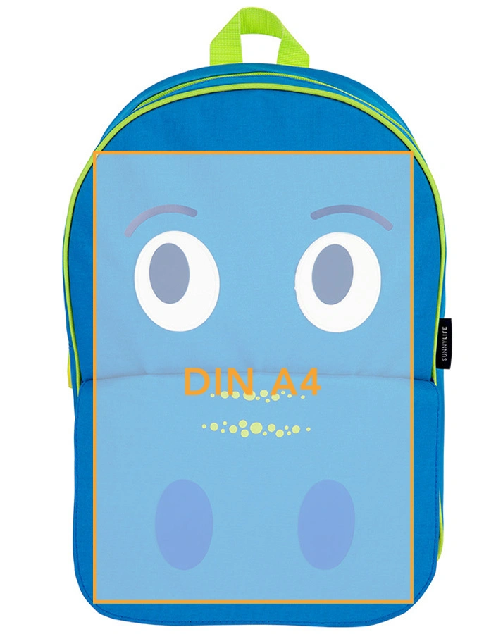 Kinderrucksack BIG DINO (27x38x13) in blau