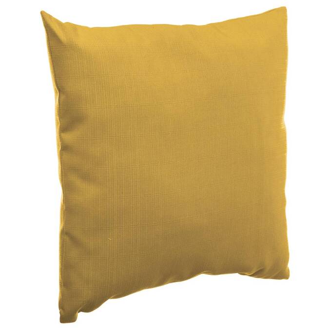 Coussin déco d'extérieur KORAI Jaune moutarde