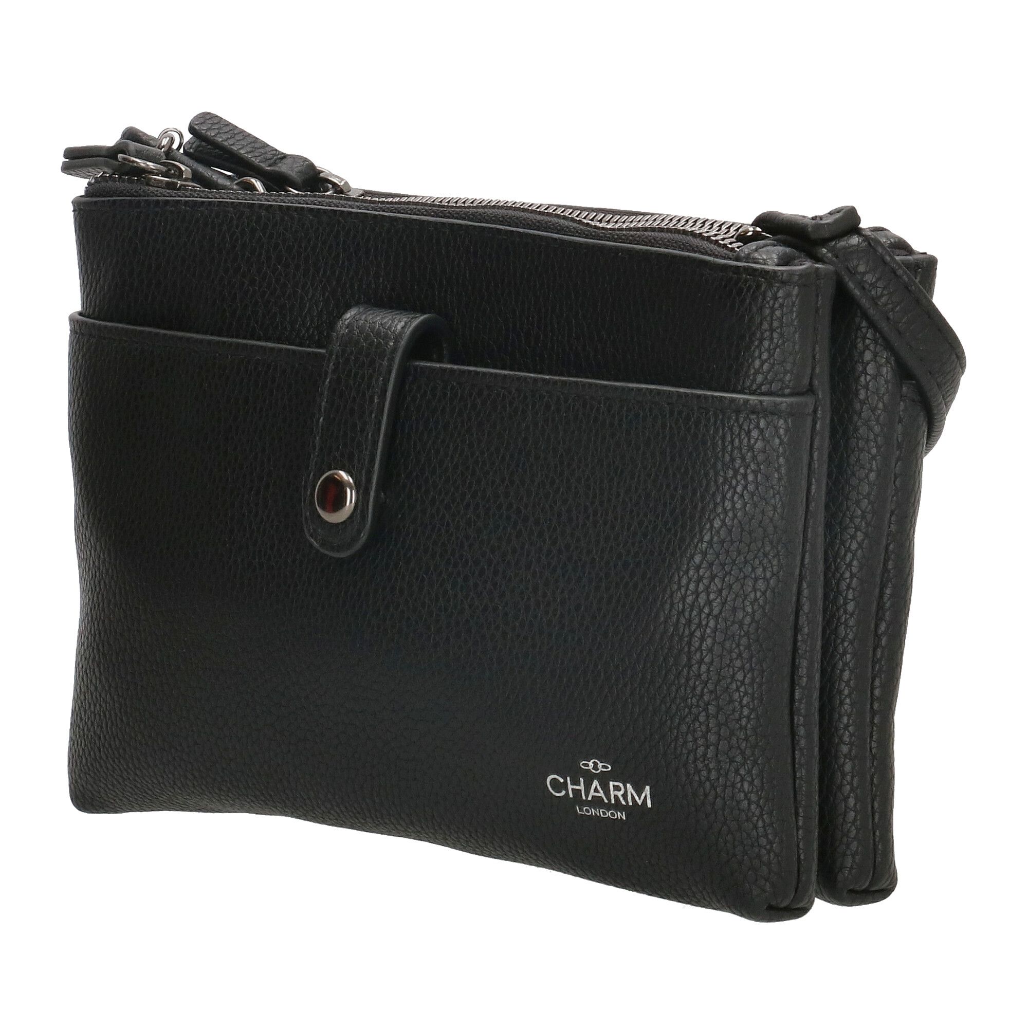 Charm London Stratford Schoudertasje Zwart