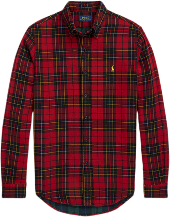 Polo Ralph Lauren Custom Fit Plaid Double-Faced Shirt 6499 red/black multi