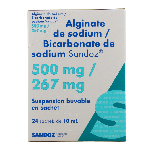 Alginate de sodium / Bicarbonate de Sodium - Reflux gastro-œsophagien