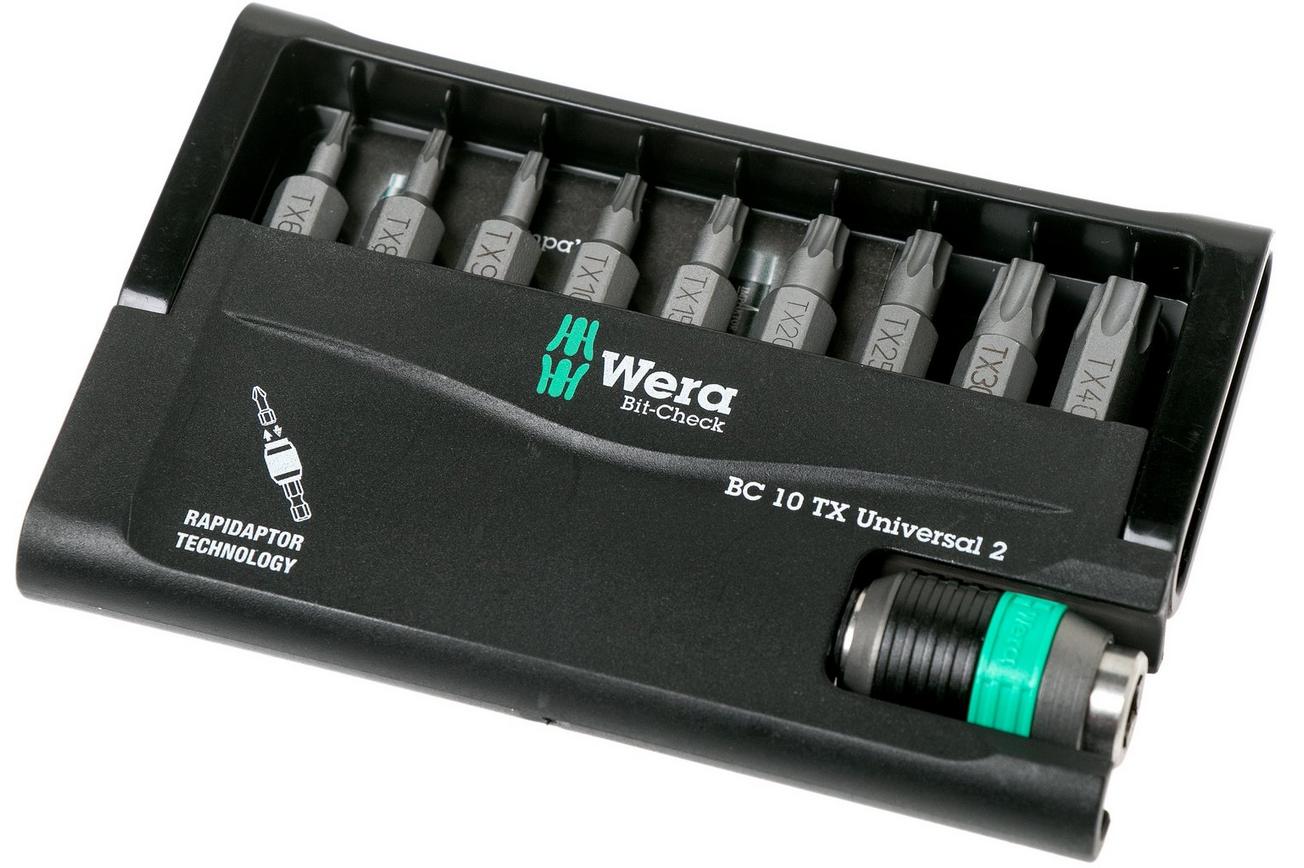 Wera Bit-Check 10 Torx universeel 10-delige Torx set, 5057115001