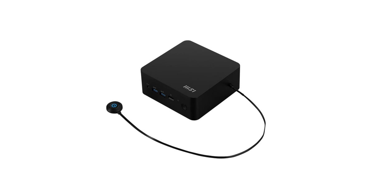MSICubi NUC AI 1UMG-019BEU barebone  (Zwart | Core Ultra 5 125H | Arc Graphics)