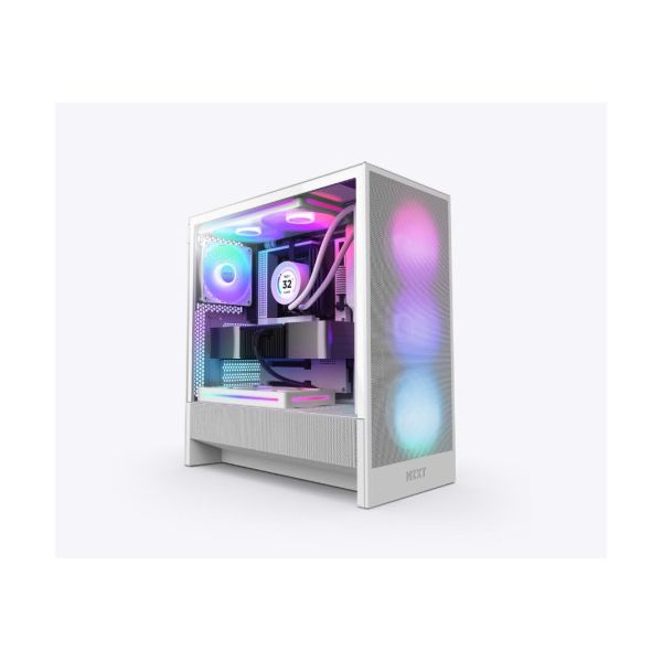 Nzxt Caixa ATX H5 Flow RGB (2024) Vidro Temperado Preta