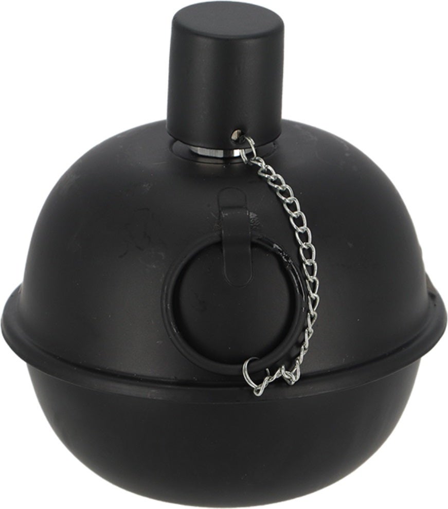 Esschert Design olielamp Fancy Flames zwart D 14 H 15,4 cm