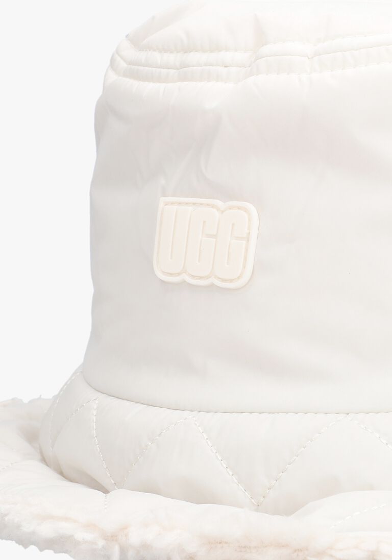 UGG witte ugg hoed reversible aw bucket hat