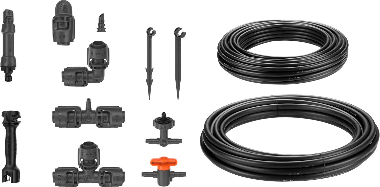 Gardena Micro Drip systeem druppelaar startset verhoogde bloembedden en moestuinen 35 planten