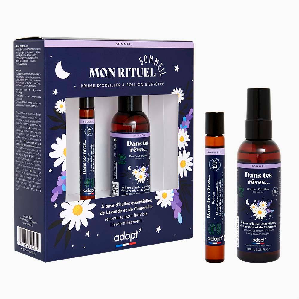 Dans tes rêves Coffret roll-on + brume d'oreiller