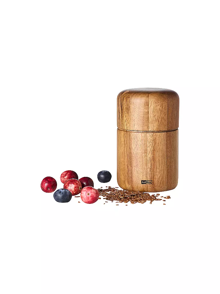 AD HOC Leinsamen- und Sesammühle SEEDO 10,4cm Akazie braun