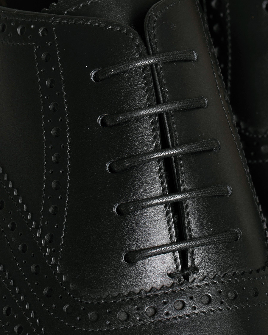 Saphir Medaille d'Or Shoe Laces Thin Waxed 75cm Black