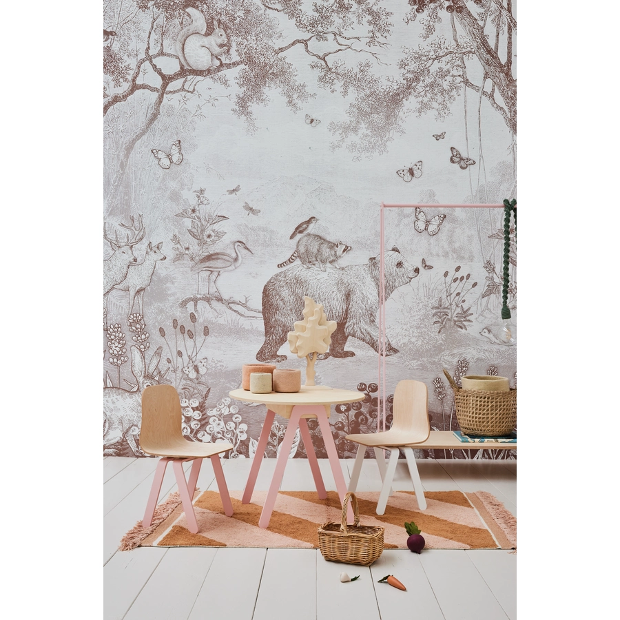 Tapis Petit Kinderteppich Tim pink ocher 130 x 90 cm