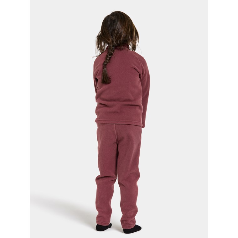 Didriksons Monte Kids Fullzip Rusty Wine