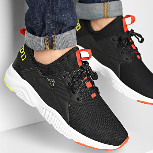 Baskets Logo Sanpuerto 36161RW Black Orange Green Lime