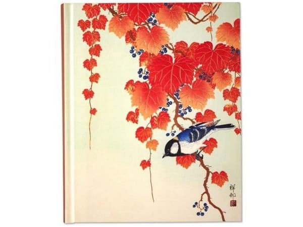 Peter Pauper Press Stor notatbok The Bird and the Red Ivy (262098)