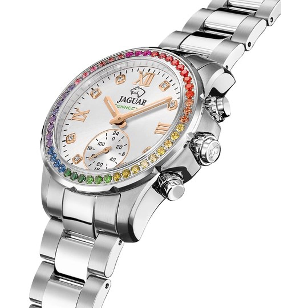 Jaguar Connected Lady Silbrig / Rainbow 37mm