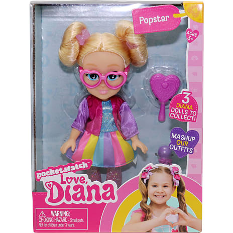 Love Diana popstjernedukke 15 cm
