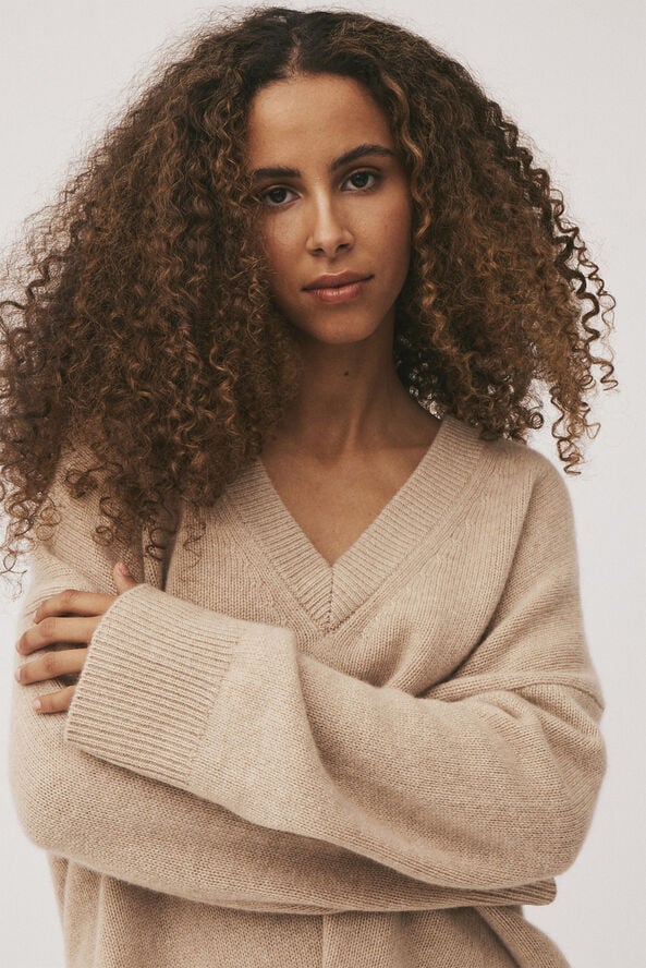 Magasin du Nord Collection Classic 3 - 100% Cashmere Light sand