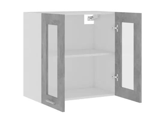 Armoire en verre suspendue 