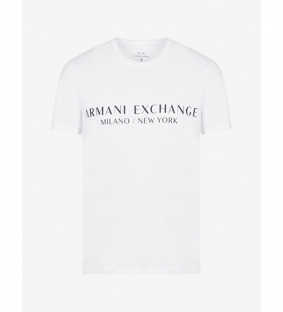 Camiseta branca clássica da Armani Exchange