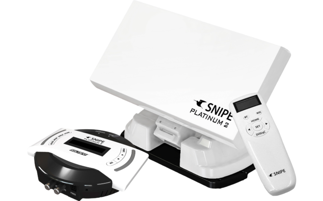 Selfsat Vollautomatische Sat-Flachantenne SNIPE Platinum 2 mit GPS / Bluetooth / Twin LNB