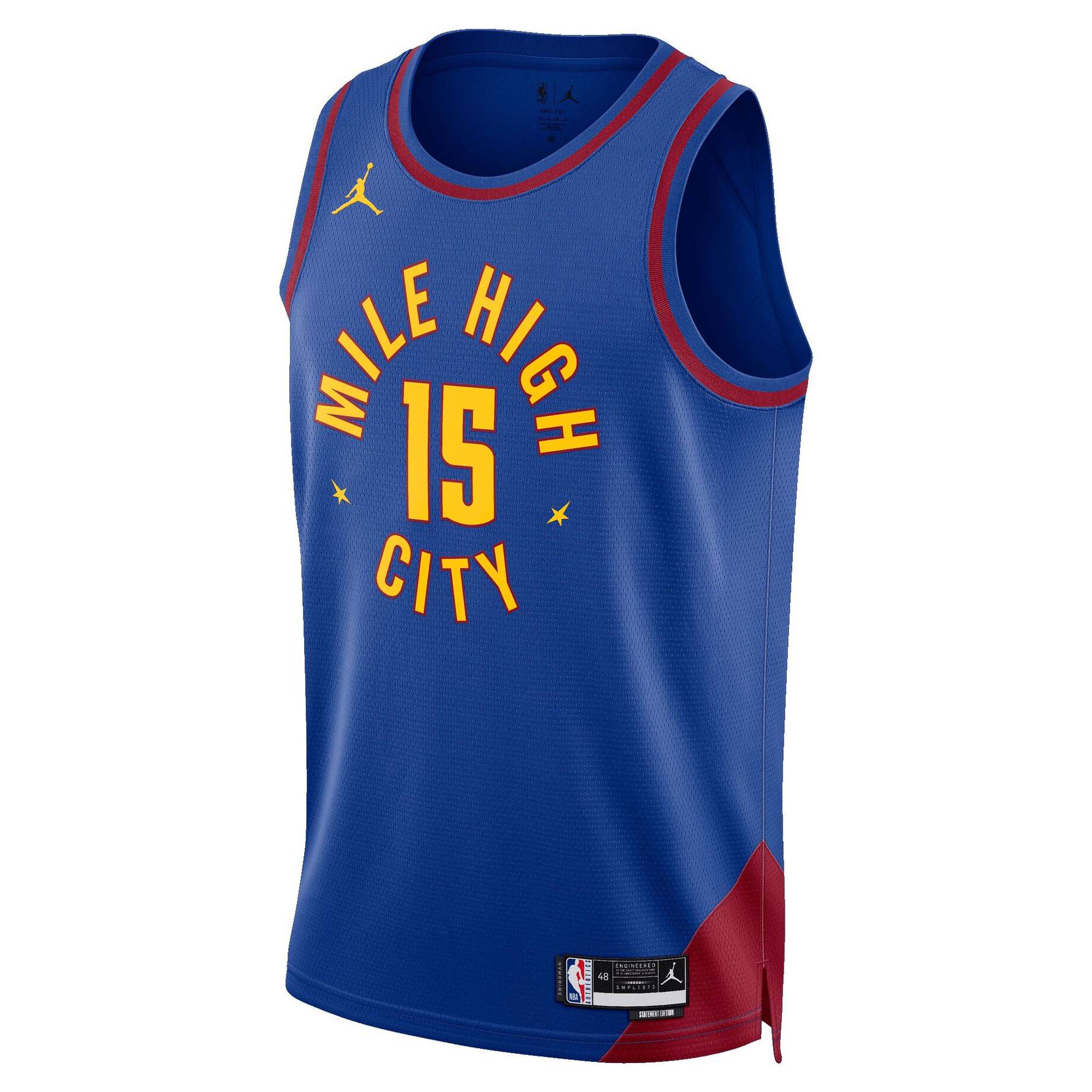 Nike| Herren Basketball-Trikot NBA-DENVER NUGGETS-TEAM CRIMSON-SWINGMAN