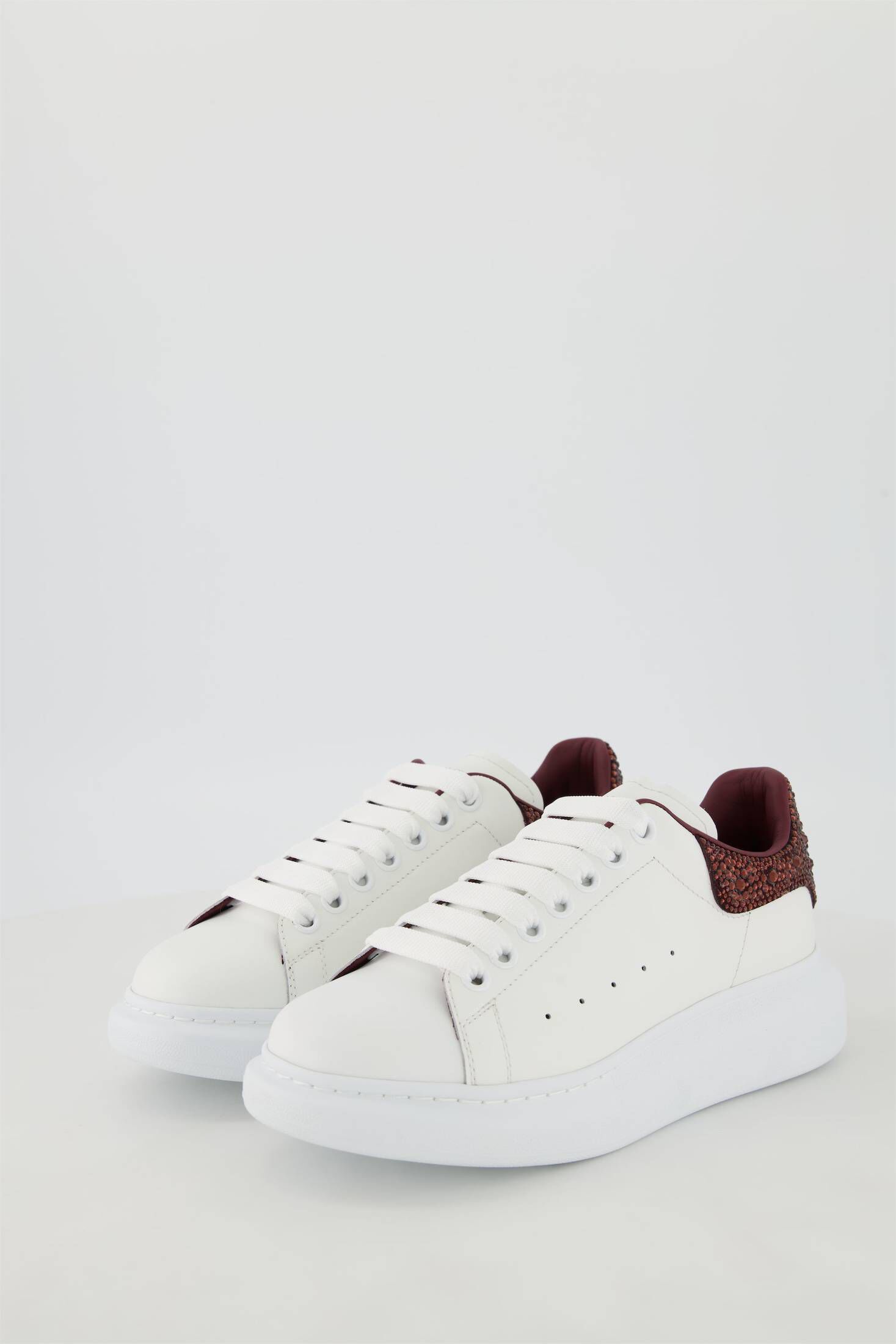 Alexander McQueen| Damen Sneaker BIG SOLE CRYSTAL aus Leder