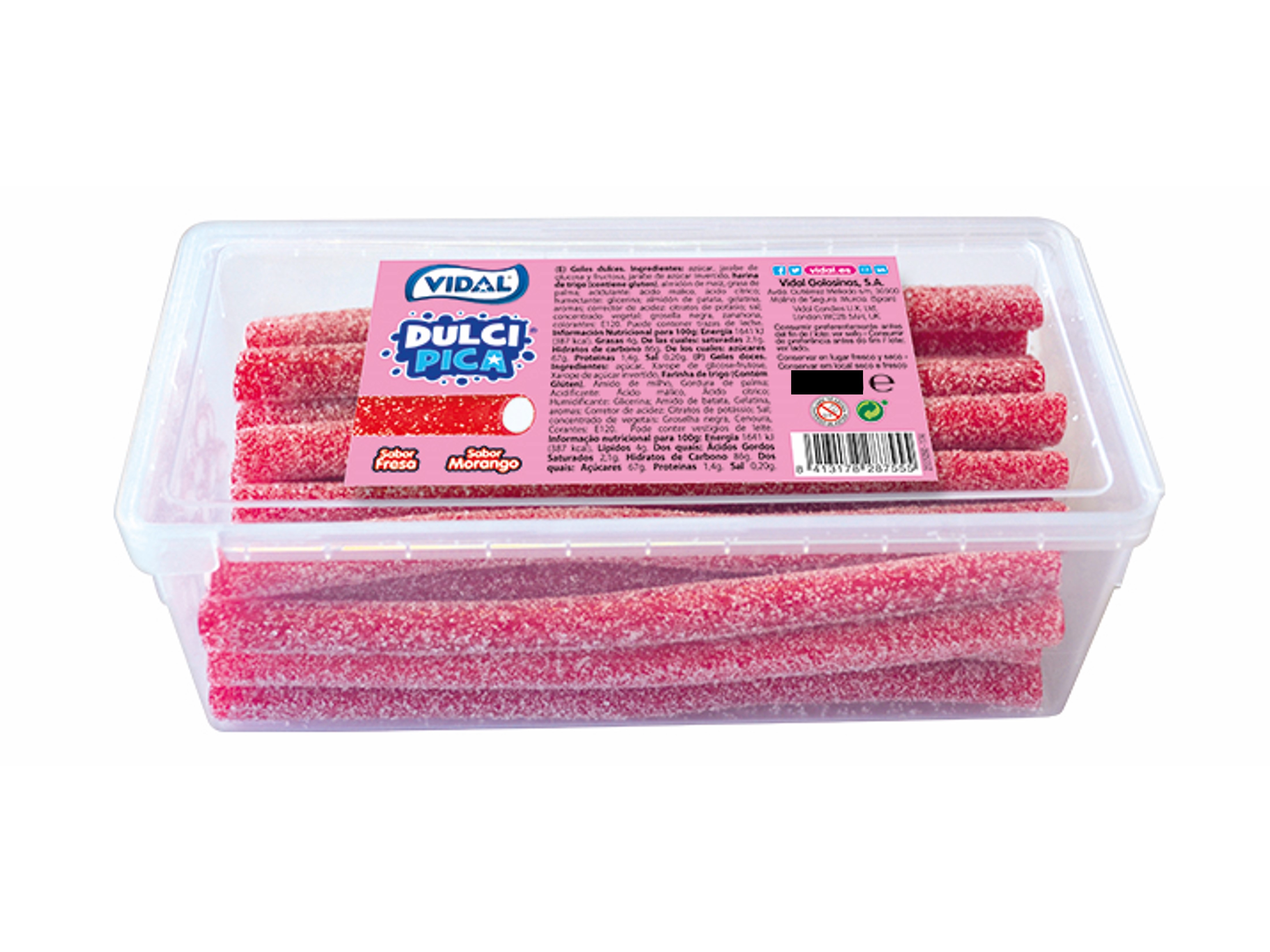 GOMAS VIDAL DULCIPICA MORANGO 290G