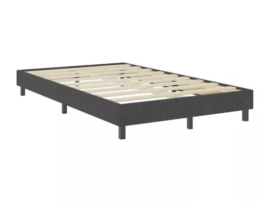 Sommier tapissier Gris Tissu 120 x 200 cm