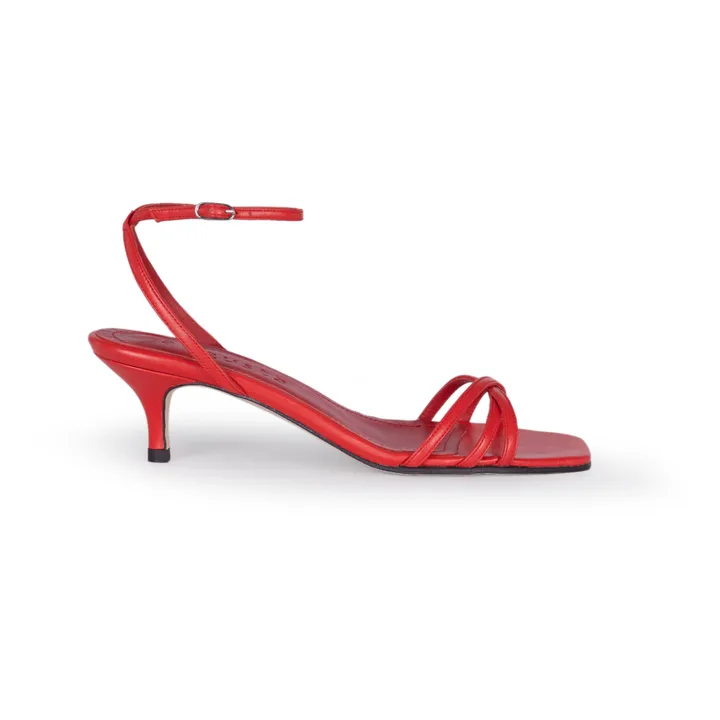 Augusta Sandales à talons Uma | Rouge