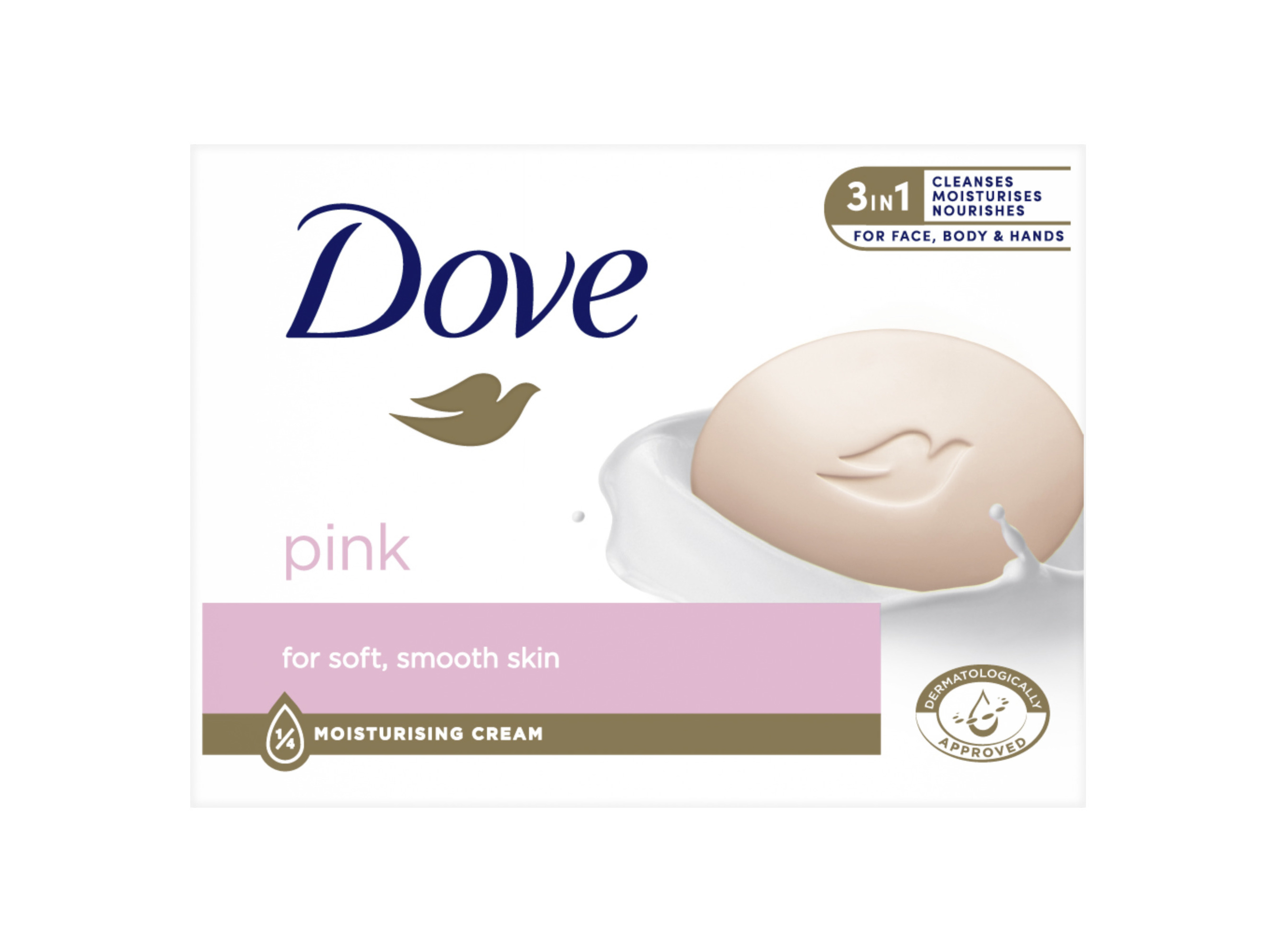 SABONETE SÓLIDO DOVE PINK 90G