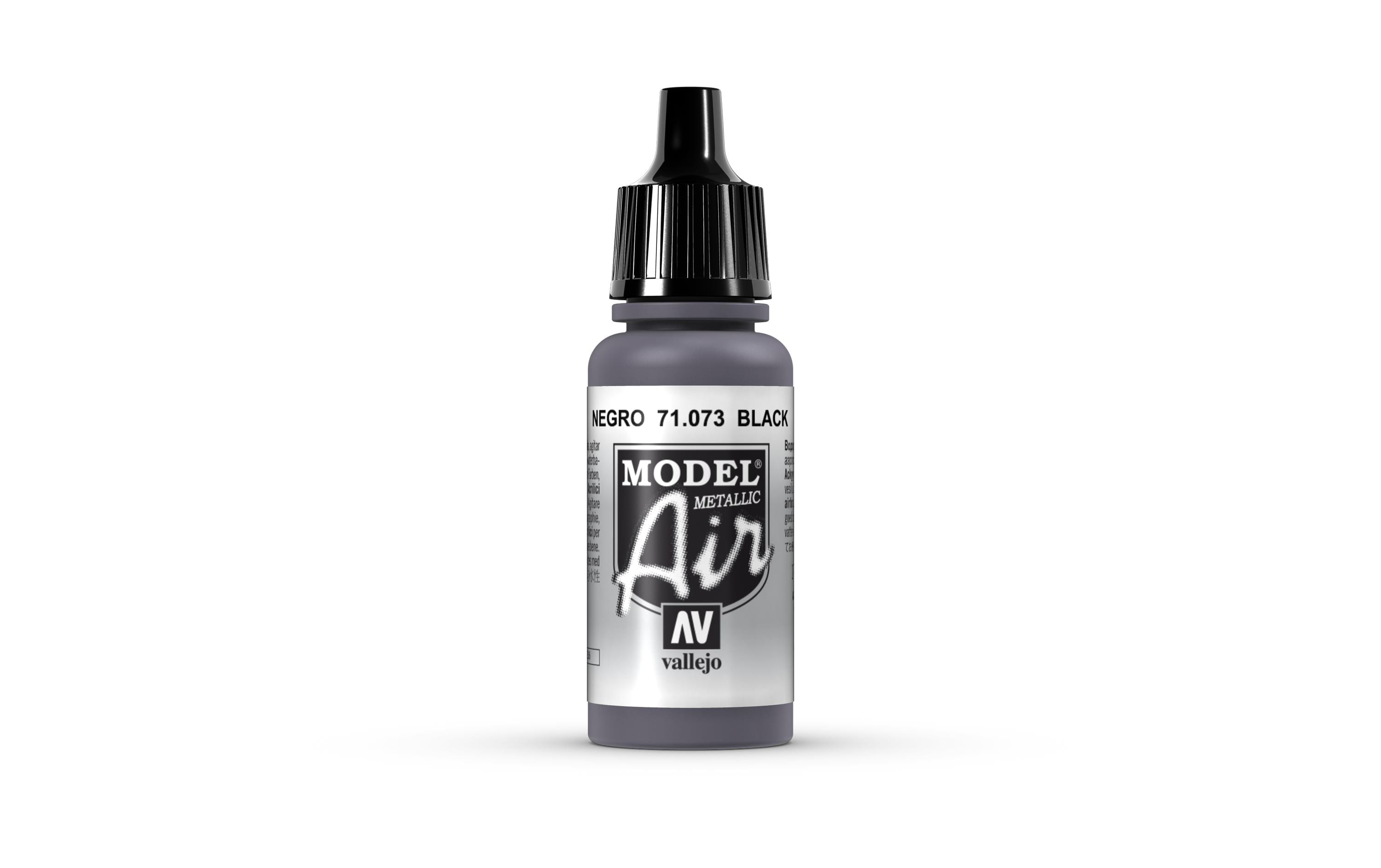 Airbrushfarbe Schwarz 17 mlAcryl Model Air Color für Airbrush