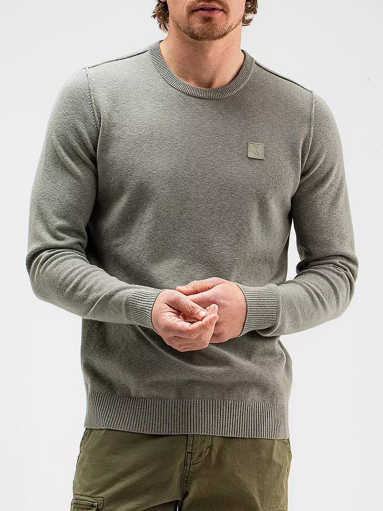 BUTCHER OF BLUE Pullover CLIFDEN hellgrün