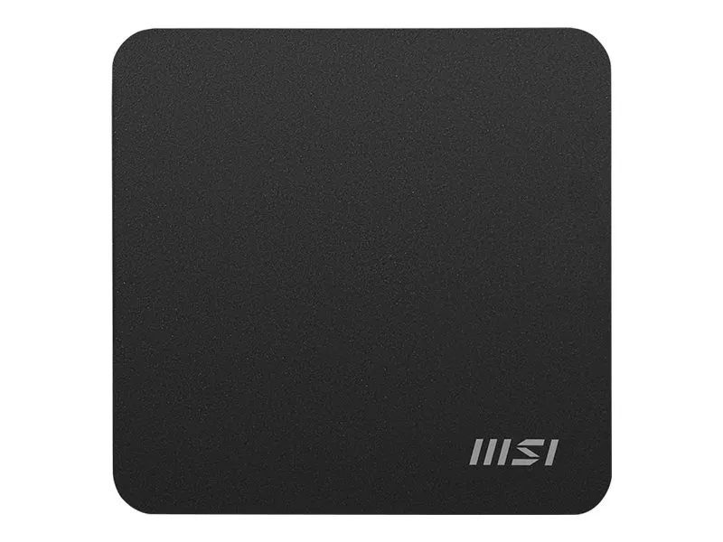 MSI Cubi NUC 1M 012BEU - Barebone - mini PC FCBGA1744 Socket - 1 x Core 7 150U / op til 5.4 GHz - RAM 0 GB - Intel Graphics - Bluetooth 5.3, IEEE 802.11ax (Wi-Fi 6E), Gigabit Ethernet, 2.5 Gigabit Ethernet - sort
