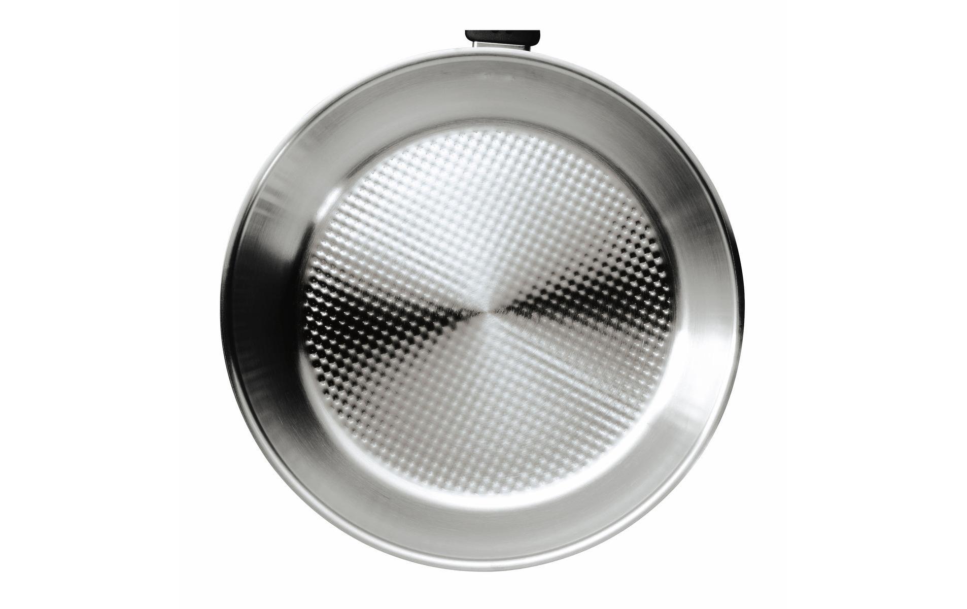 Bratpfanne Silver Star 26 cm, Silber<br>In der Schweiz hergestellte, unbeschichtete Pfanne