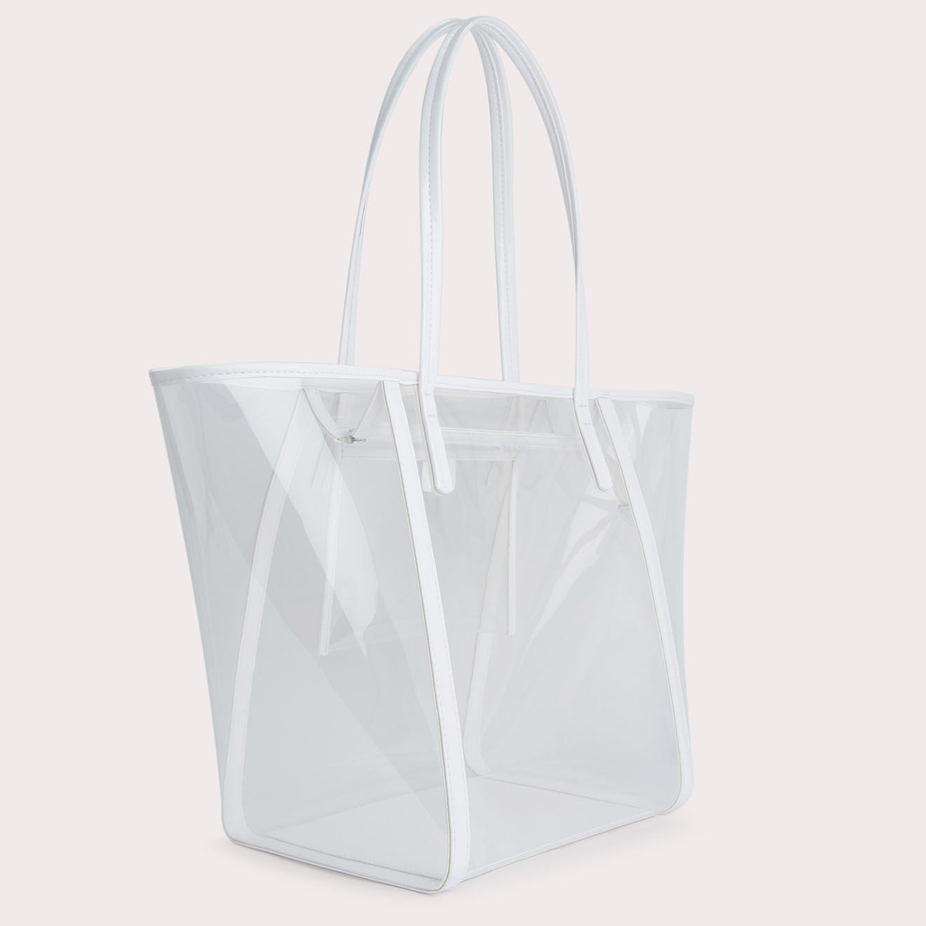 By Far Cabas Club transparent -  33.5x49.5x24 cm