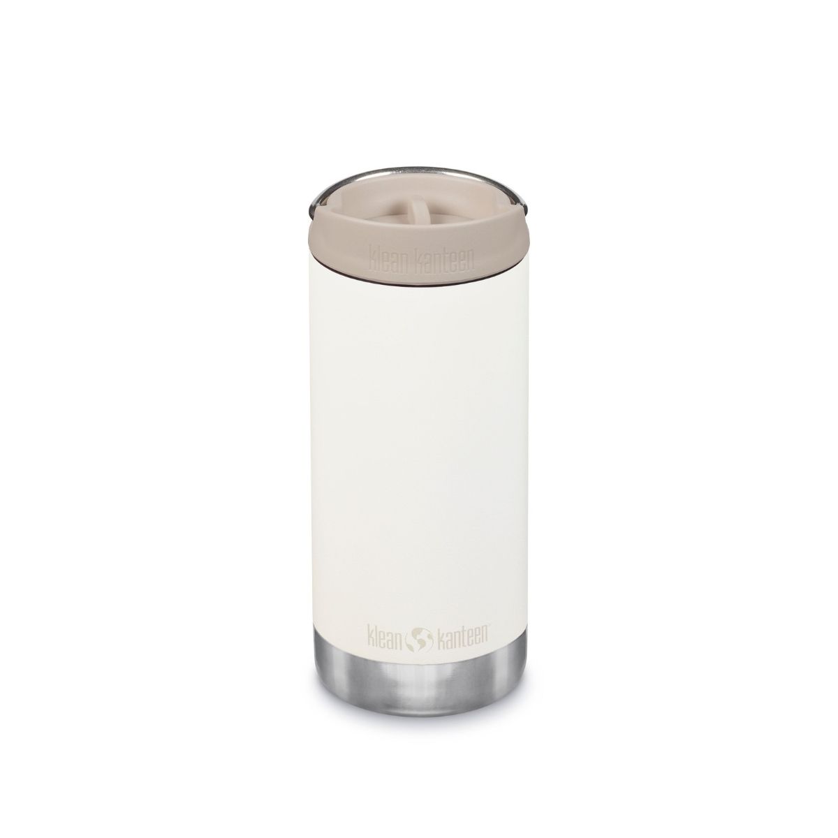 Garrafa térmica Klean Kanteen de 355ml com tampa para café.