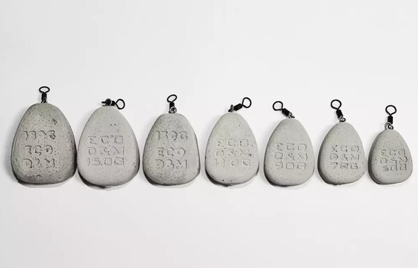 Plomb Carpe Eco Sinkers Drop Swivel (Sans Plomb)