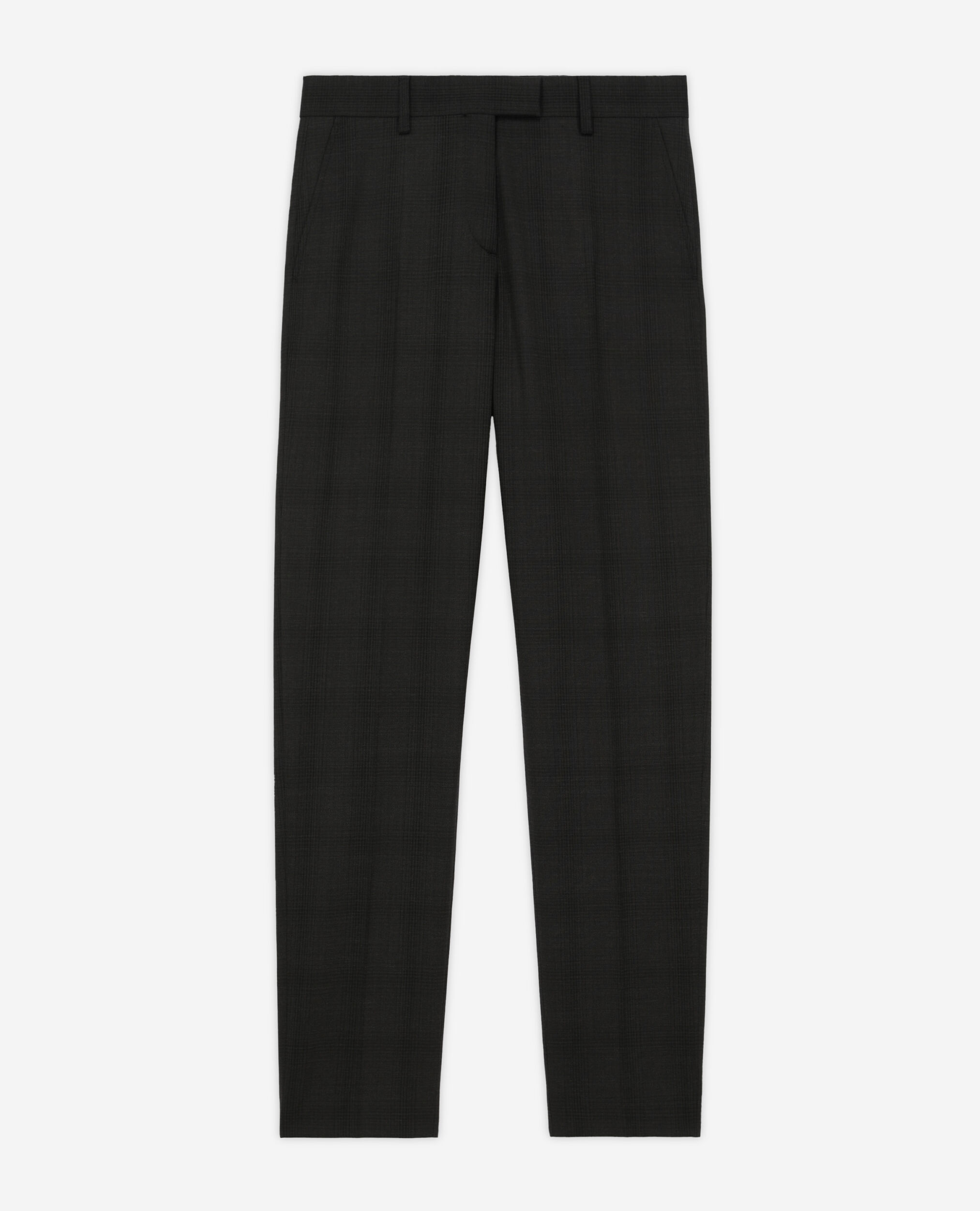 Pantalon de costume en laine noir