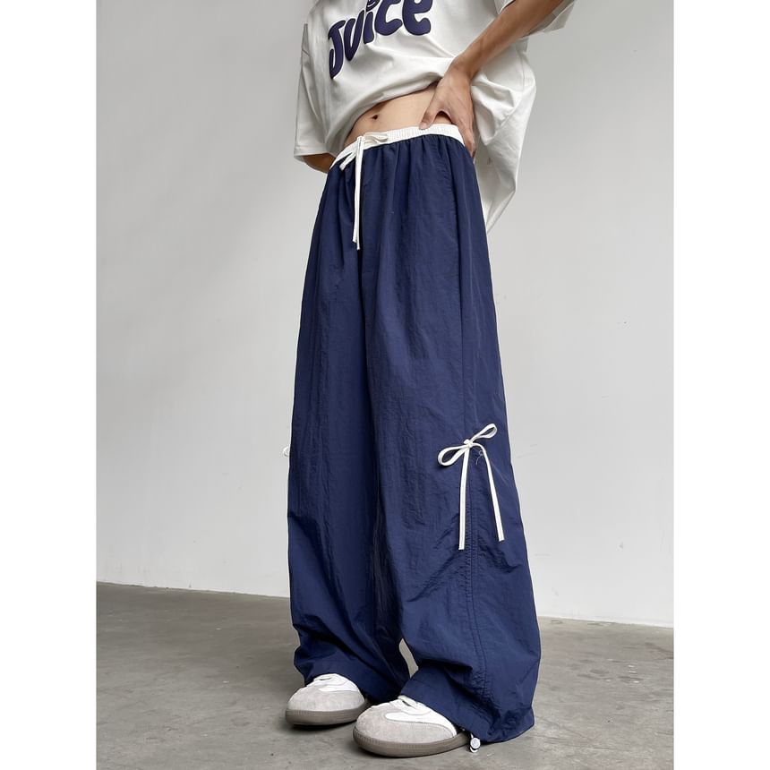 Breeson - Broek met hoge taille en wijde pijpen