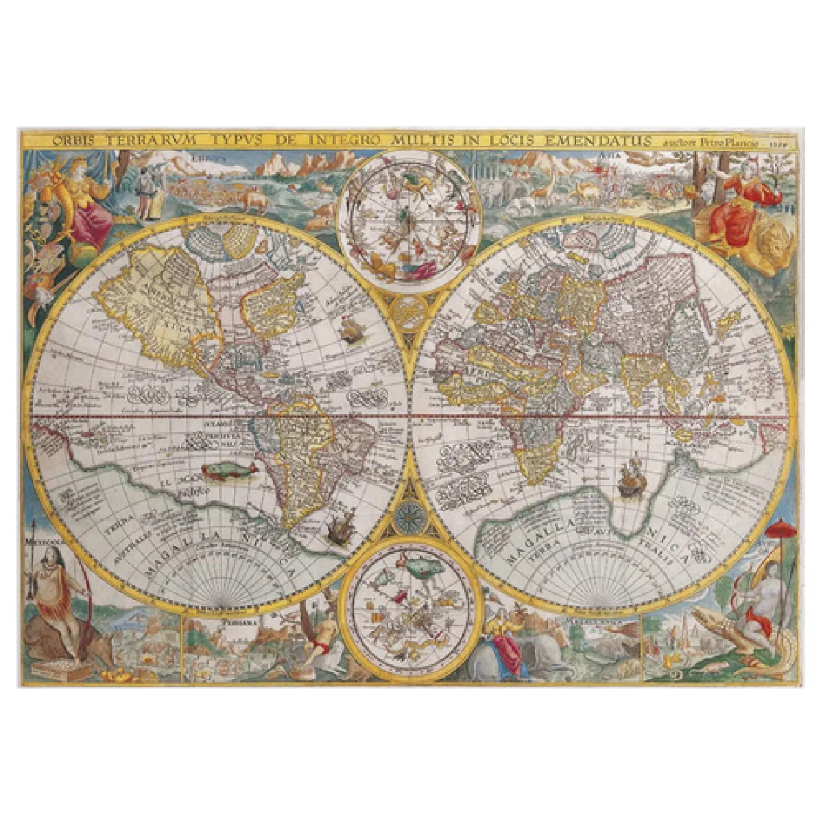 Ravensburger Puzzle 1500 p Mappemonde 1594
