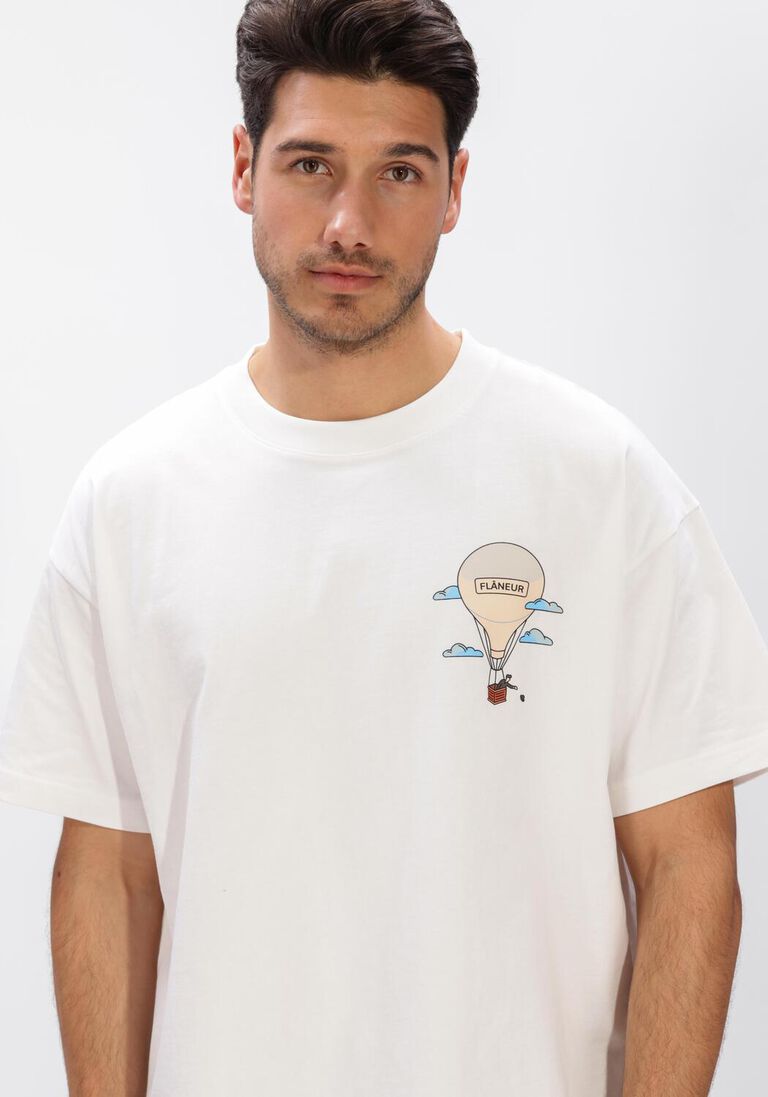 witte flaneur t-shirt aeronautique t-shirt
