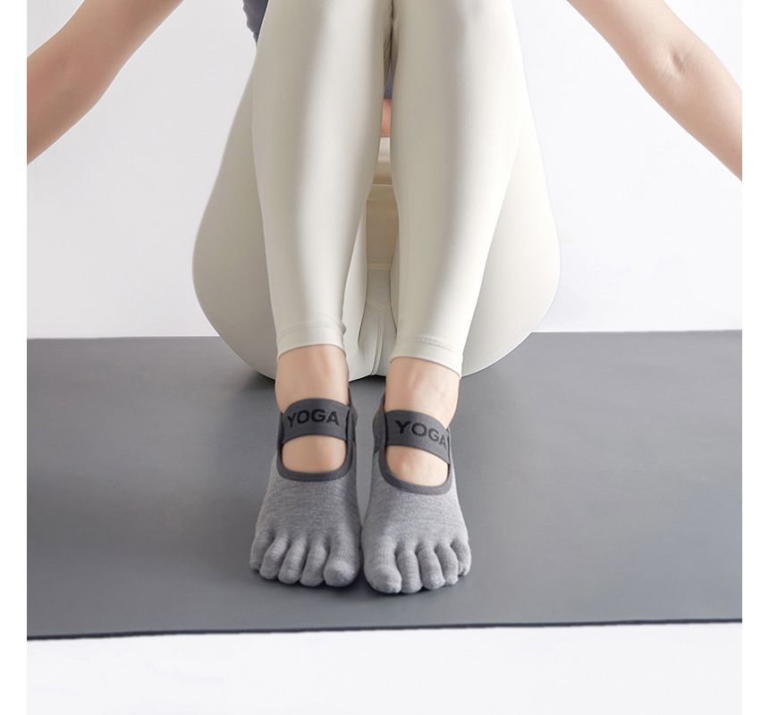Huasha - Antislip teensokken met letters