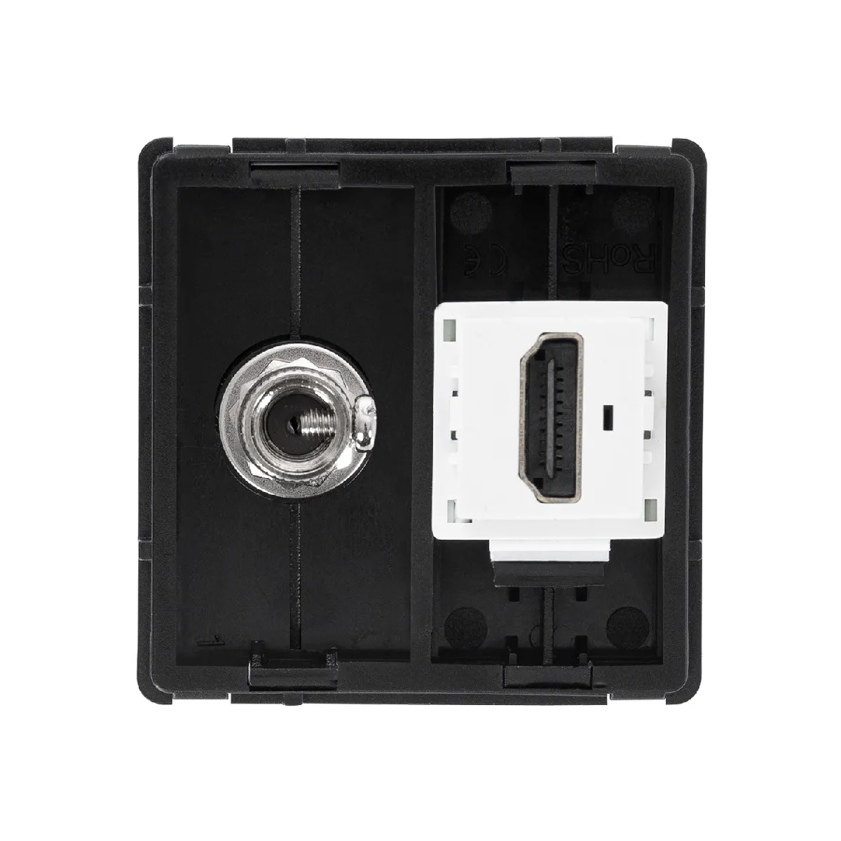 Ledkia Prise HDMI + Satéllite Modern